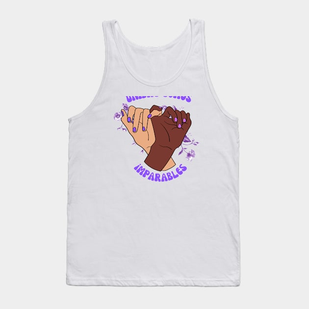 Unidas Somos Imparables United We Are Unstoppable Feminismo Igualdad Feminism Equality Morado Purple Tank Top by Magic Store For You